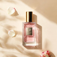 Flacon de parfum carré en verre transparent de luxe de haute qualité, flacon vide pour emballage de parfum, personnalisation du logo possible