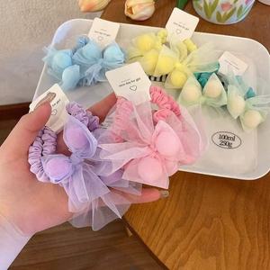 Chouchou à <span class=keywords><strong>Cheveux</strong></span> Nœud Joli <span class=keywords><strong>pour</strong></span> Réunion de Famille – Tulle Décoré – Élastiques en Tissu <span class=keywords><strong>pour</strong></span> Filles Tout-Petits Mignons Accessoires <span class=keywords><strong>Cheveux</strong></span> - Product Image 1
