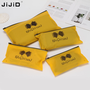 JIJID Custom Matte Print Poly Zipper Lock <strong>Tshirt</strong> Bag Frosted Plastic <strong>Packing</strong> Custom logo Plastic Seal Bags for <strong>Tshirt</strong> - Product Image 1