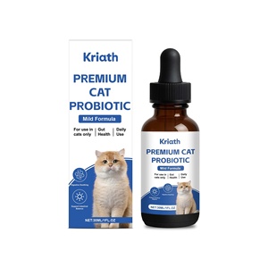 Gotas Probióticas Kriath <span class=keywords><strong>para</strong></span> <span class=keywords><strong>Gatos</strong></span>, Ingredientes Suaves <span class=keywords><strong>para</strong></span> <span class=keywords><strong>Gatos</strong></span> de Todas las Edades, Cuidado Diario del Cuerpo, Salud Intestinal - Product Image 1