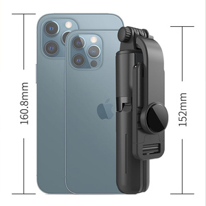 Portable Mini Selfie Stick <b>Tripod</b> Mount Stainless Steel Wireless Folding Invisible Phone Holder Desktop Bracket for Tiktok L11 - Product Image 3