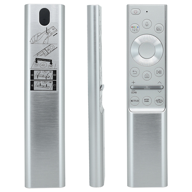 HUAYU RM-J2200 V5 BN59-01346A Replacement Metal Voice Smart TV Remote Control for Samsung
