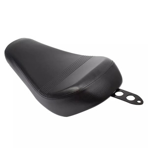 Almohada de cuero para conductor delantero negro para motocicleta, cojín de un solo asiento para <span class=keywords><strong>Harley</strong></span> <span class=keywords><strong>Sportster</strong></span> XL1200 <span class=keywords><strong>883</strong></span> 72 48, accesorios - Product Image 5