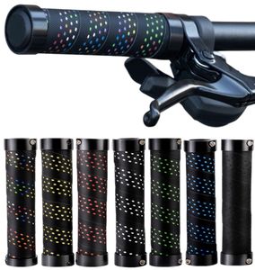 Poignées de vélo Briviga en plastique dur haute résistance + PU, design Spot, 2,22 cm, <span class=keywords><strong>guidon</strong></span> de vélo, poignées de vélo <span class=keywords><strong>Pro</strong></span> <span class=keywords><strong>Taper</strong></span> pour vélo - Product Image 1