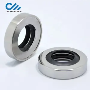 Del 28*50*11 Dual Excluder Bibir PTFE Oil Seal W544 Rotary Shaft Seal dengan Stainless Steel