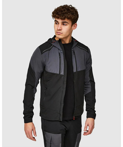 Sweat à capuche de fitness pour hommes avec logo personnalisé Sweats à capuche de gym à manches longues à séchage rapide fabriqués en usine par OEM - Product Image 4