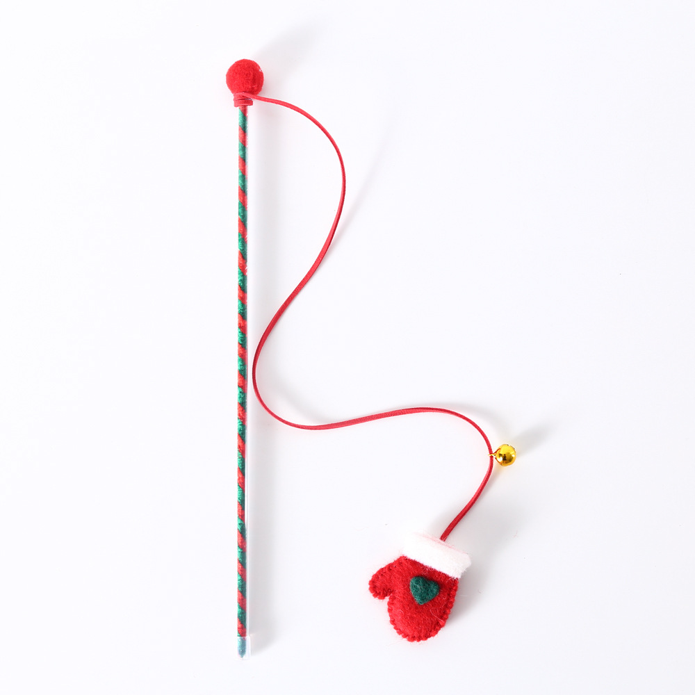 Guanto natalizio rosso