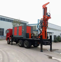 Foreuse de puits d'eau montée sur camion de 300 m pour chantier, haute efficacité de forage, construction durable