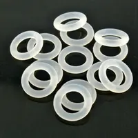 Fabrik preis Klare transparente O-Ringe aus Silikon kautschuk