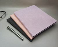 Carnet à couverture rigide A5 en lin avec logo personnalisé, ligné, pour l'école, le bureau, cadeau, papeterie – Prix usine