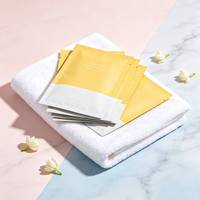Pochette personnalisée imprimée pour masque de sommeil, sac en plastique refermable avec barrière anti-humidité en feuille d'aluminium et encoche de déchirement pour emballage de masques faciaux