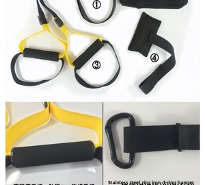 Système de fitness à domicile CZFIT, équipement d'exercice complet, entraîneur de suspension pour salle de sport, kit d'entraînement avec sangles de suspension, pratique - Product Image 6