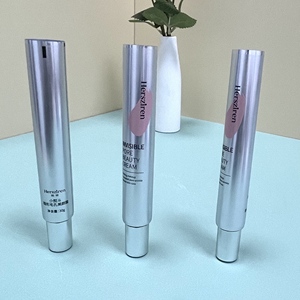 Electroplated Aluminum-<b>Plastic</b> Cosmetic Squeeze <b>Tube</b> with Screw Cap - Product Image 1