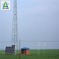 Plateformes de travail, énergie solaire, station de base GSM RRU, antenne omnidirectionnelle WiMAX, antenne MIMO, tour de télécommunication cellulaire