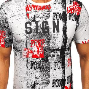 T-shirts pour hommes en coton 100% avec logo personnalisé, sublimation, coupe décontractée, à vendre à bas prix - Product Image 2