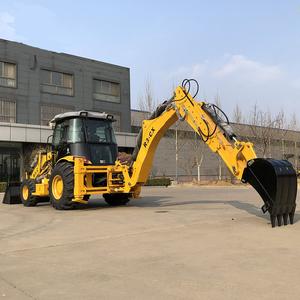 बैकहोए खुदाई लोडर ट्रैक्टर नई रेट्रो खुदाई आडोरा जेसीबी मिनी 4x4x4 व्हील बैकहोए लोडर 1.5m बकेट के साथ - Product Image 2