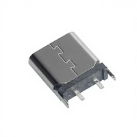 Connecteur vertical USB Type-C femelle personnalisable à 2 broches, prise d'alimentation pour carte de circuit imprimé, port de charge rapide 3A 5V