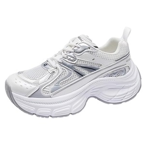 Old Man Sneaker Women's 2026 New Style Street-Walking Thick-Topped Retro Breathable Lightweight Summer <b>Cushioning</b> Autumn - Product Image 2