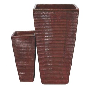 Pots à <span class=keywords><strong>fleurs</strong></span> en céramique <span class=keywords><strong>de</strong></span> grande taille, jardinières pour <span class=keywords><strong>plantes</strong></span>, pots <span class=keywords><strong>de</strong></span> décoration d'extérieur - Product Image 3