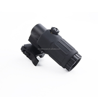 Usine Bravo G33 3X Loupe Portée Tactique avec Flip-to-Side Quick QD Mount pour Holographic 558 Red Dot Sight Scope