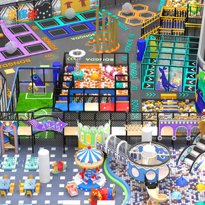 Juego de patio interior personalizado con tobogán LED y piscina de bolas para niños, parque de atracciones y centro comercial, equipo de juego - Product Image 2