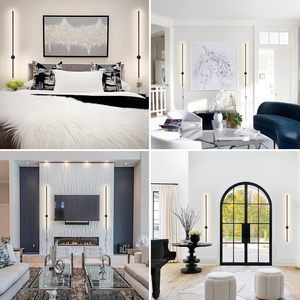 โคมไฟผนัง LED ยาวติดพื้นผิวโซฟาโคมไฟติดผนังแบบเชิงเทียนสำหรับตกแต่งบ้านห้องนั่งเล่น - Product Image 6