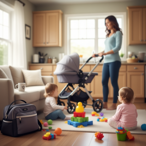 T-shirt « La vie de maman est chère et difficile » - Product Image 1