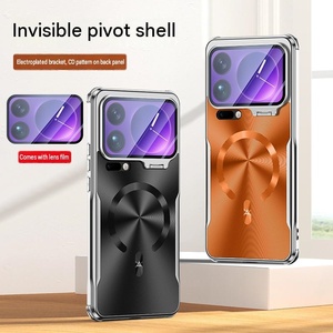 Funda Magnética para Teléfono con Diseño de CD Electrochapado para Xiaomi 17 Pro Max 17 Ultra con Soporte para Lente y Protección Antigolpes - Product Image 2