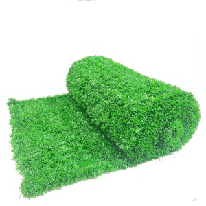 Malla de red de PVC no inflamable, Alfombra de oropel con purpurina colorida, <span class=keywords><strong>guirnalda</strong></span> de hierba para Navidad, Material de decoración 3D - Product Image 1