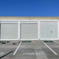 Garaje Prefabricado de Estructura de Acero Moderna con Panel Sándwich Aislado e Impermeable para Uso en Granjas