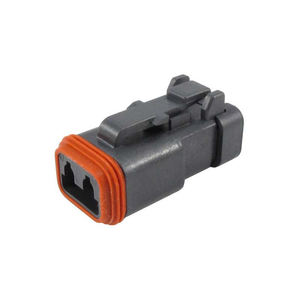Aangepaste auto-elektrische backshell connector kit DT06-2S-CE05 2-pins waterdichte zwarte PA66 materiaal bedradingssysteem - Product Image 2