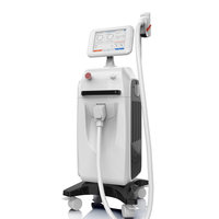 Machine professionnelle d'épilation au laser à diode 1000W avec écran tactile, poignée, taille de spot 12*20mm, refroidissement par air/eau, usage commercial et domestique