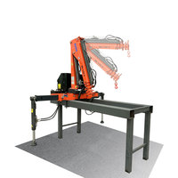 Hochleistungs-Hydraulik-Minikran mit Getriebemotor 1 Tonne Hubkapazität zum Verkauf