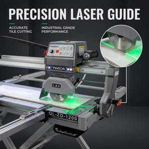Scie à <span class=keywords><strong>carrelage</strong></span> électrique Wandeli 4500W, coupe-pierre de table QLZ-ZD-1600 avec guide laser automatique, machine professionnelle <span class=keywords><strong>pour</strong></span> la coupe de la porcelaine - Product Image 4