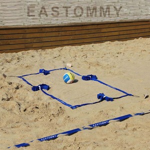 EASTOMMY ET-760028 Cinta <span class=keywords><strong>de</strong></span> Delimitación Reglamentaria <span class=keywords><strong>de</strong></span> Fácil Instalación para Cancha <span class=keywords><strong>de</strong></span> Bádminton, Voleibol y Voleibol <span class=keywords><strong>de</strong></span> Playa - Product Image 5