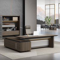 Bureau de direction convertible ergonomique de qualité supérieure, durable, écologique, en panneau de bois (MDF) - résistant à l'eau et aux rayures