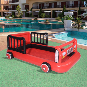 Sunshine-Piscina inflable <span class=keywords><strong>de</strong></span> PVC con temática <span class=keywords><strong>de</strong></span> camión <span class=keywords><strong>de</strong></span> bomberos para niños, personalizada, para uso exterior/interior, con menos <span class=keywords><strong>de</strong></span> 100kg <span class=keywords><strong>de</strong></span> capacidad <5 <span class=keywords><strong>pasajeros</strong></span> - Product Image 1