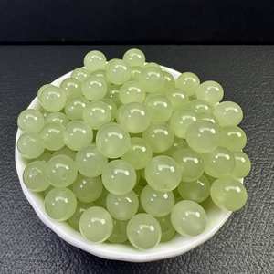 Perles rondes lâches de 6 mm, collection de jadéite multicolore, accessoires et matériaux pour la fabrication de colliers - Product Image 3