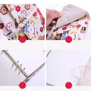 Quaderno A6 con Copertina in Tessuto a Spirale, Pagine Bianche, Rilegatura a Fogli Mobili, Agenda Personalizzabile Stampata, per Regalo - Product Image 6