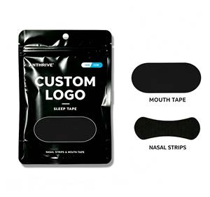 Anthrive 15+15 Pezzi Confezione Personalizzata di Strisce Traspiranti per Dormire Meglio, Nastro Adesivo Premium per la Bocca e Strisce Nasali Anti-Russamento - Product Image 1