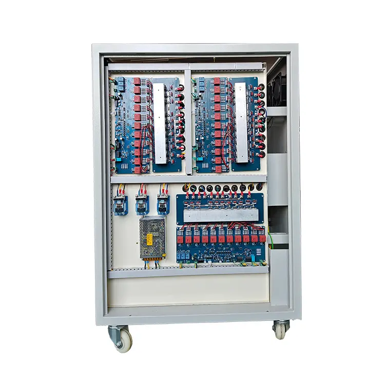 XQ-TNSJA-50KVA ZBW penstabil Regulator tegangan, 3 fase cerdas non-kontak tipe SCR IGBT statis penuh otomatis 50kva 40KW