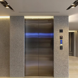 चीन कारखाने का नया ड्राइव ग्लास दरवाजा लिफ्ट इनडोर होम यात्री लिफ्ट के लिए फ्लैशिंग मशीन पीवीसी - Product Image 1