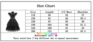 Disfraz de <span class=keywords><strong>Merlina</strong></span> para Halloween de Cine y TV Vestido Gótico Negro de Carnaval Cosplay para Niñas con Cinturón para Fiestas y Espectáculos Infantiles - Product Image 6