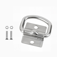 Anneaux en D robustes en acier inoxydable 304 pour fixation, anneaux de cerclage, crochets d'ancrage pour camions, voitures, remorques et accessoires