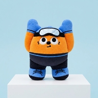 Peluche Mascotte Personnalisée pour Athlètes de Fitness, Jouet en Peluche Brodé OEM ODM pour Clubs Sportifs et Articles Promotionnels de Gym