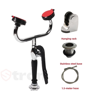 Phòng thí nghiệm mắt máy giặt đồng mạ điện màu đỏ trạm rửa mắt khẩn <span class=keywords><strong>c</strong></span>ấp đồng mạ điện <span class=keywords><strong>c</strong></span>ầm tay rửa mắt - Product Image 3