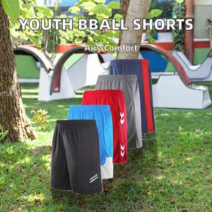 Pantalones Cortos de Baloncesto Deportivos Personalizables de Secado Rápido y Transpirables para Jóvenes y Niños Grandes, Talla XS - Product Image 3