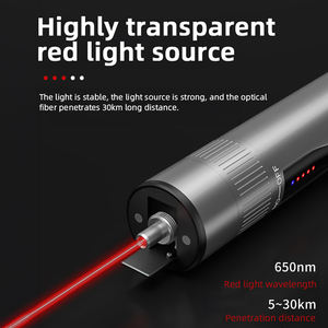 Localisateur de défauts optiques <span class=keywords><strong>APT</strong></span> B5 VFL 20KM-50KM Fibre optique Laser Alliage d'aluminium Noir 650nm Corps de stylo FTTH 20-50MW Garantie 1 an - Product Image 6