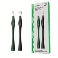 2UUL DA19 Set Pengikis Solder Anti-Roll, Stencil CPU, Alat Pengaduk Pasta Timah, Alat Pry Bar BGA untuk Perbaikan Pemasangan Solder Ponsel