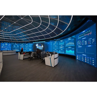 Écran LED d'intérieur Unilumin Leyard pour mur vidéo, format 16:9, Ultra HD, mince, 4K, 8K, Micro P0.6, P0.9, P1.25, P1.5, P1.8, MIP, COB
